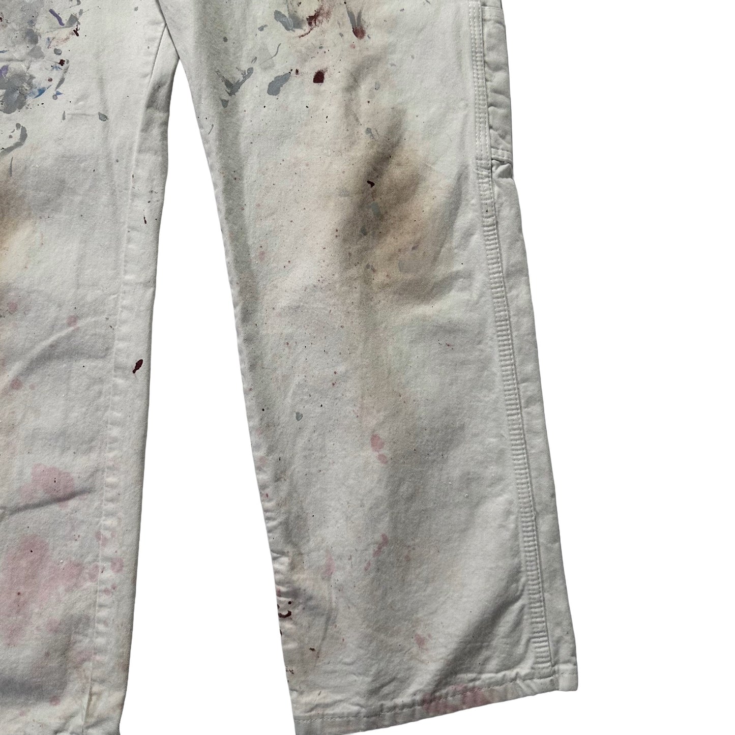 OLD "DICKEIS PAINTER PANTS / WHITE / w36