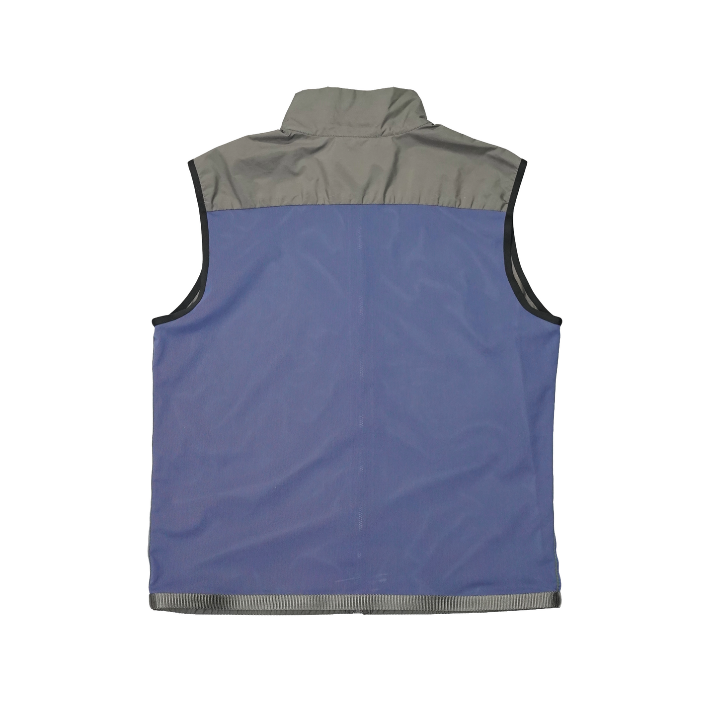 "USED" SS00s Prada Sport Nylon BACK MESH VEST /Gel Grey & Blue / 表記 56 (XL)