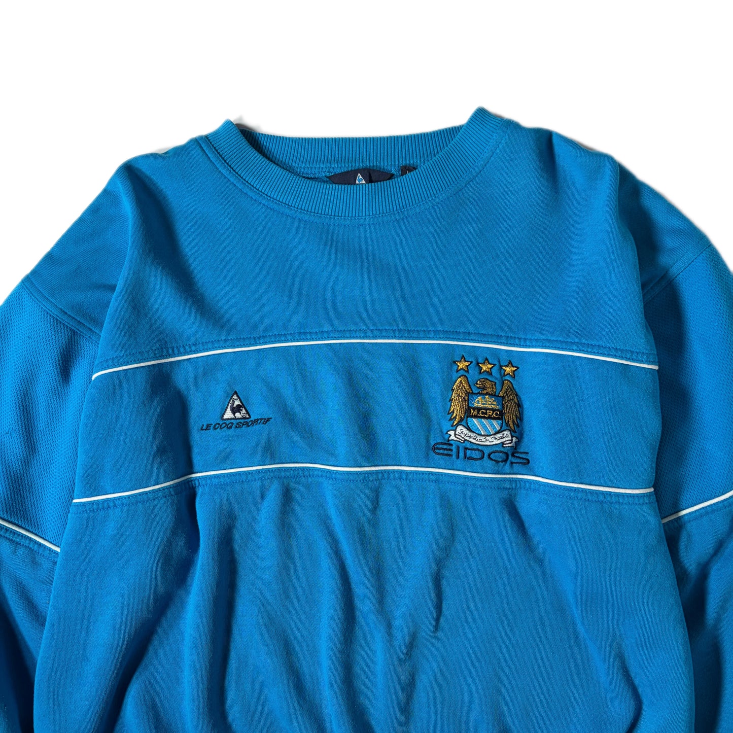 VINTAGE "MANCESTER CITY" CREW/ SWEAT/ 表記L