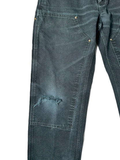 VINTAGE FADE "CARHARTT DOUBLE KNEE PANTS / BLACK /  表記W34/30