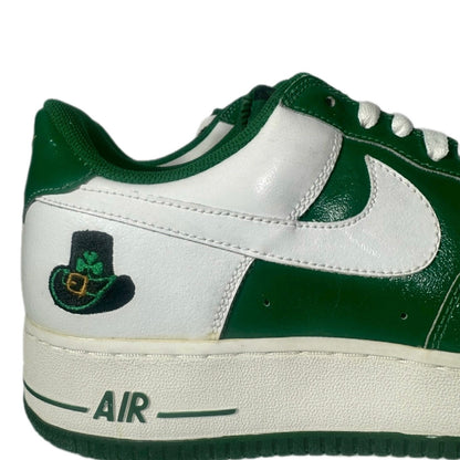 NIKE " AIR FORSE 1 PREMIUM St PATRICKS DAY" / PINE GREEN WHITE-ATOMIC GREEN VERBILL/ BL A-ATOMGR