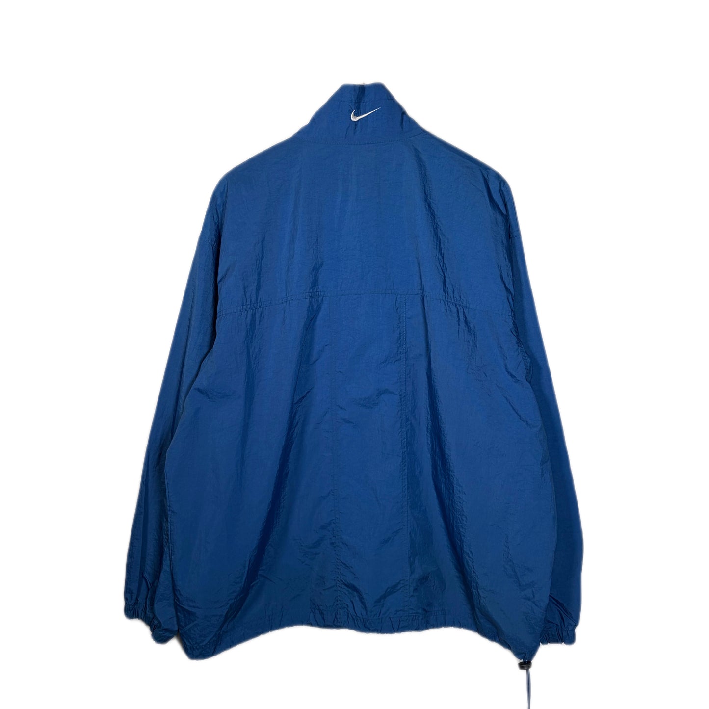 USED NIKE ZIPUP NYLON Jacket
　/ NAVY BLUE 表記XL