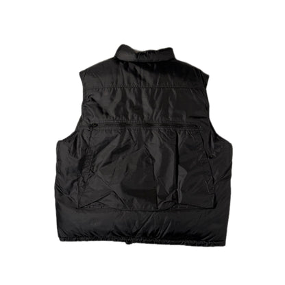 "OLD STUSSY DOWN VEST/ BLACK/  表記XL