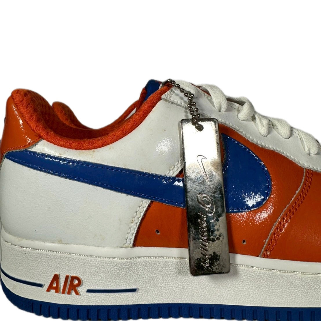 NIKE " AIR FORSE 1 PREMIUM KNVB" / HOOP ORANGE / WHITE-VARS ROYAL ORG CU BLA-VRS