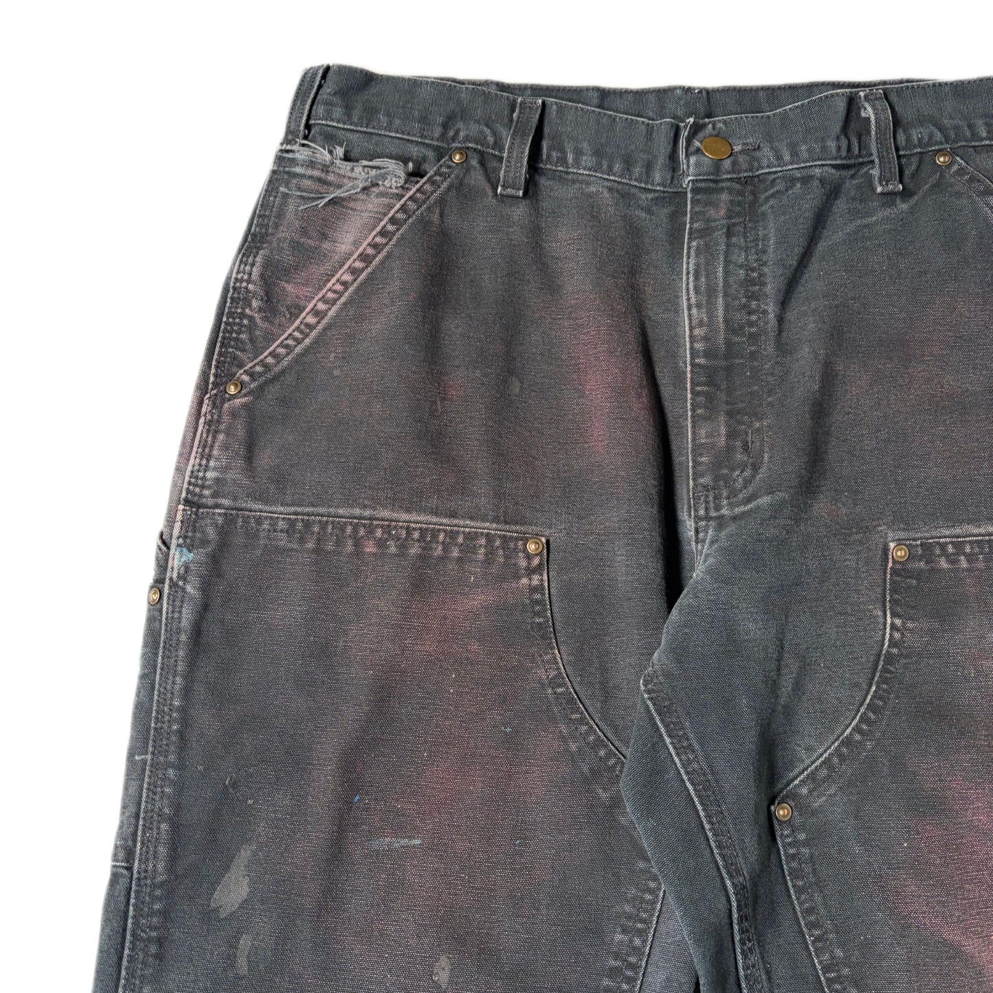 "CARHARTT DOUBLE KNEE PANTS / BLACK /  表記W36