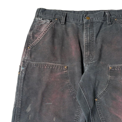 "CARHARTT DOUBLE KNEE PANTS / BLACK /  表記W36