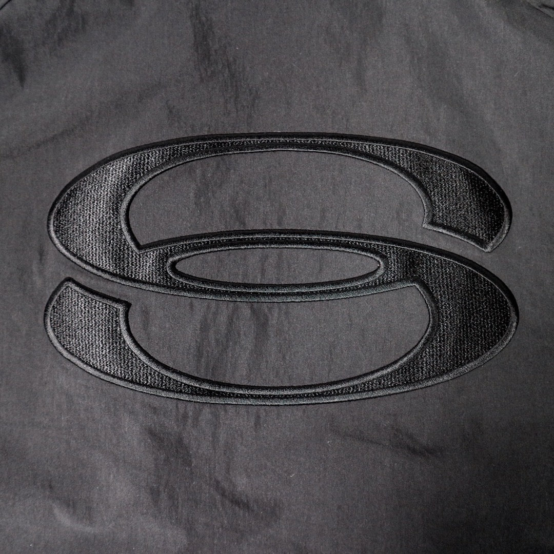 DOUBLE S NYLON JACKET / BLACK