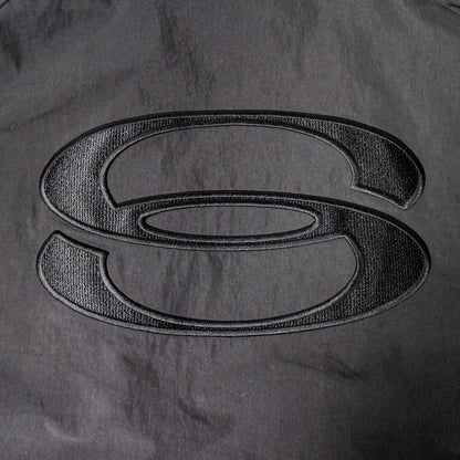 DOUBLE S NYLON JACKET / BLACK