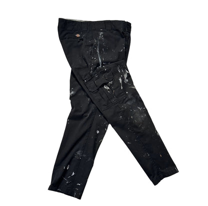 OLD  "DICKEIS CHINO CARGO PANTS / BLACK / 表記W32