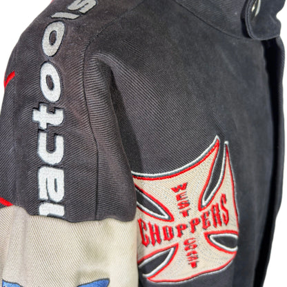 "USED" WEST COAST CHOPPERS SPIDER RACING JACKET / L