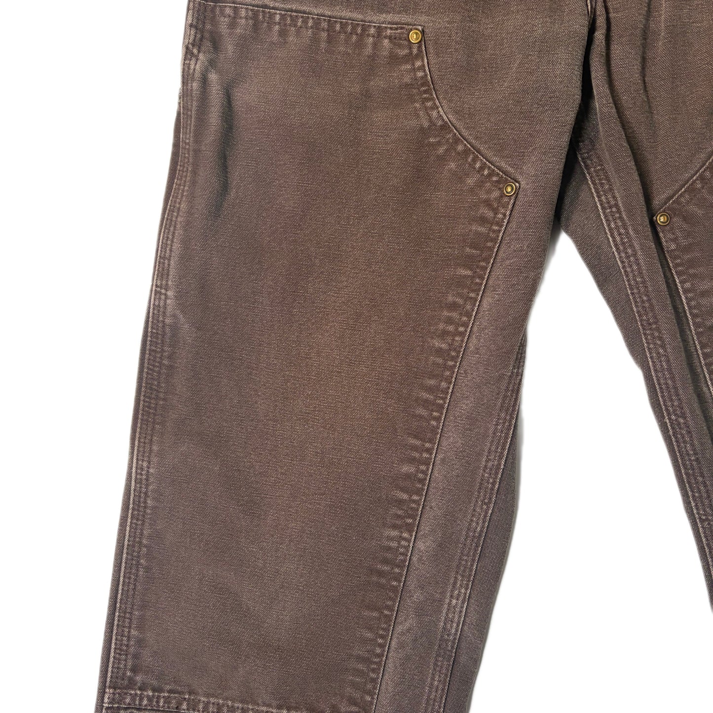 "CARHARTT DOUBLE KNEE PANTS / BROWN/  表記31x30"