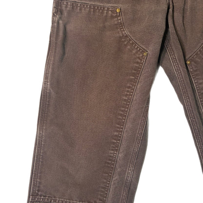 "CARHARTT DOUBLE KNEE PANTS / BROWN/  表記31x30"