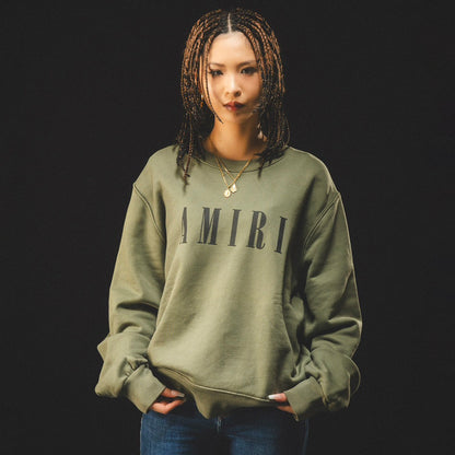 USED “AMIRI” SWEAT OLV / L