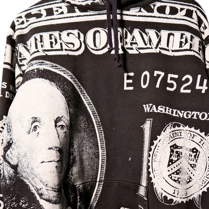 USED "SUPREME 2013am FRANKLIN PULLOVER HOODIE / BLACK / 表記XL"