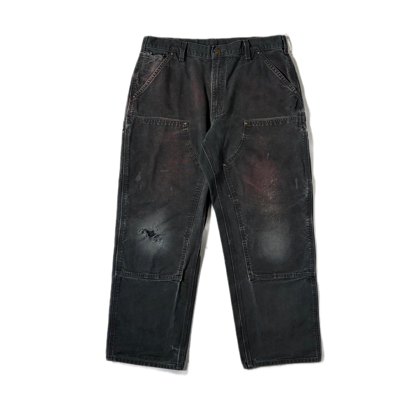 "CARHARTT DOUBLE KNEE PANTS / BLACK /  表記W36
