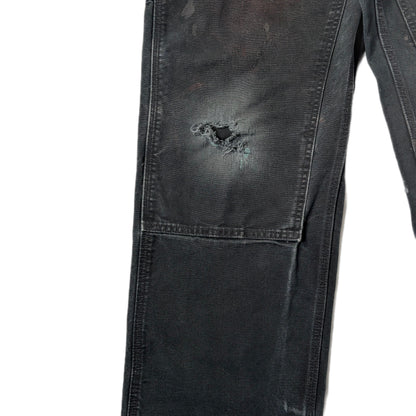 "CARHARTT DOUBLE KNEE PANTS / BLACK /  表記W36