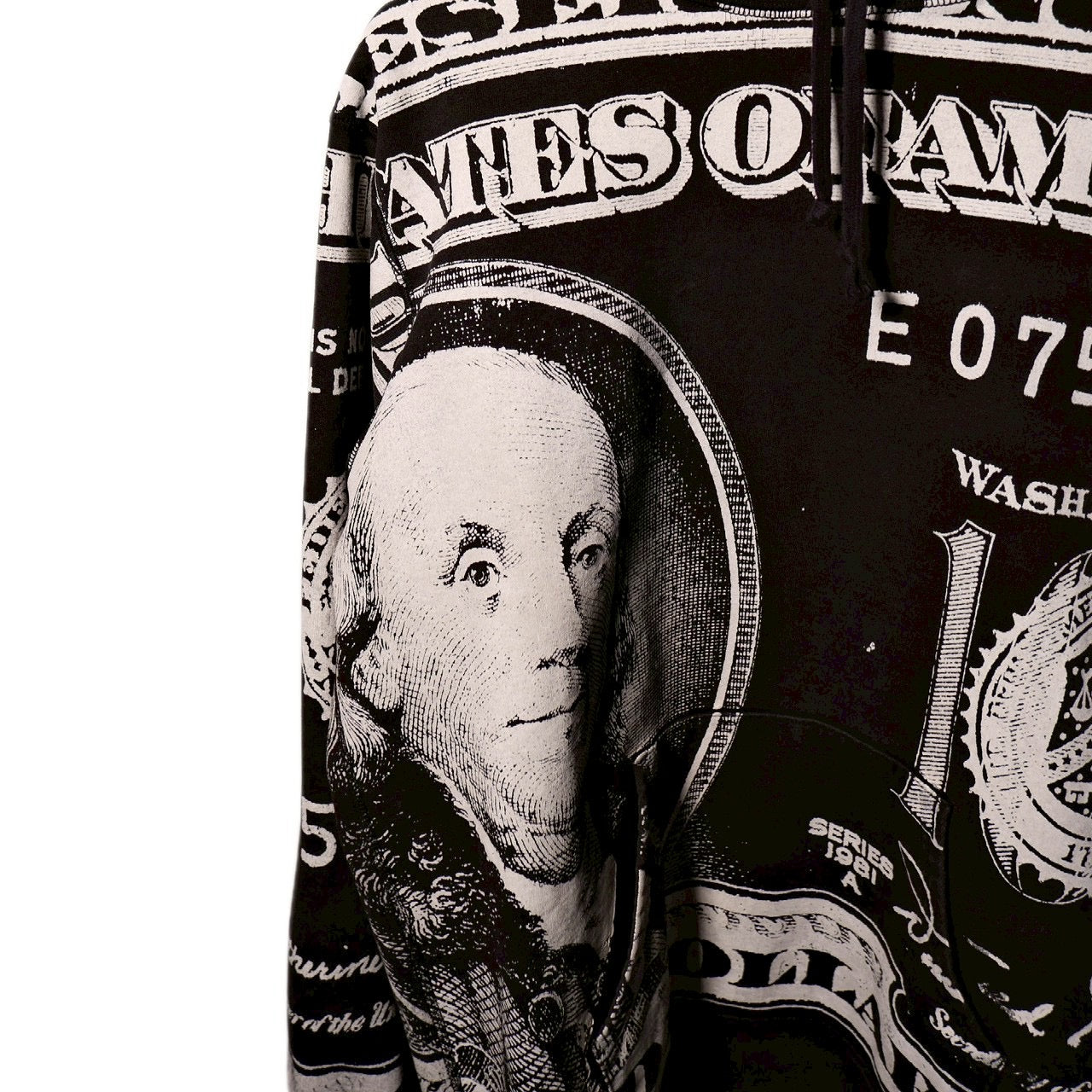 USED "SUPREME 2013am FRANKLIN PULLOVER HOODIE / BLACK / 表記XL"