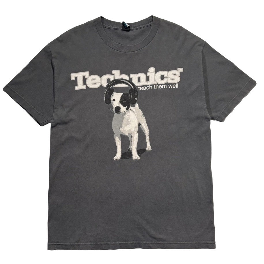 00s"Technics Doog" S/S TEE GREY / L