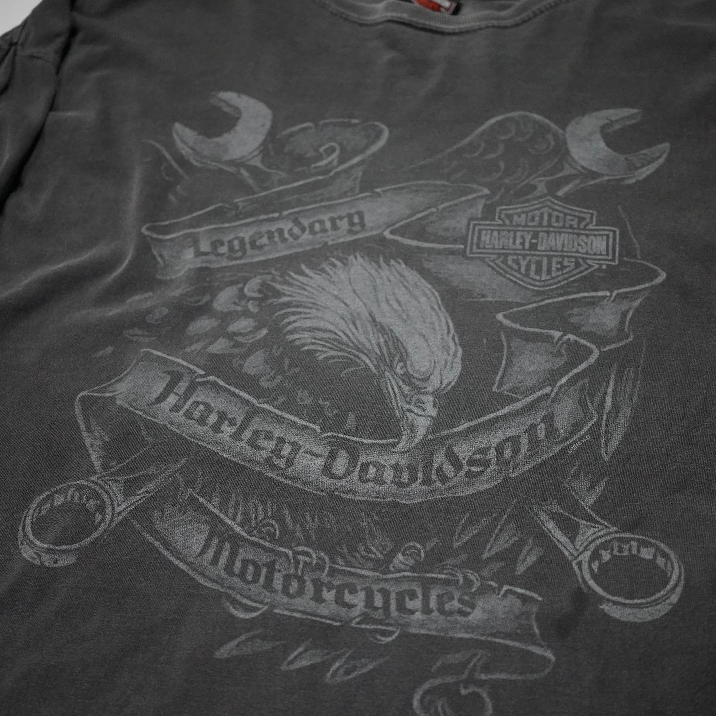 "USED" HARLEY-DAVIDSON L/S TEE / 表記XL