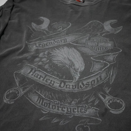 "USED" HARLEY-DAVIDSON L/S TEE / 表記XL