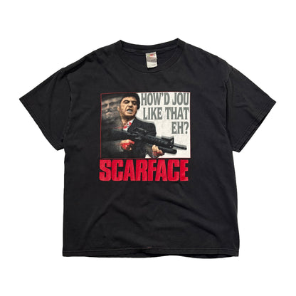 90s "SCARFACE HOW'D JOU LIKE THAT EH?" S/S TEE / BLACK
