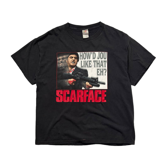 90s "SCARFACE HOW'D JOU LIKE THAT EH?" S/S TEE / BLACK
