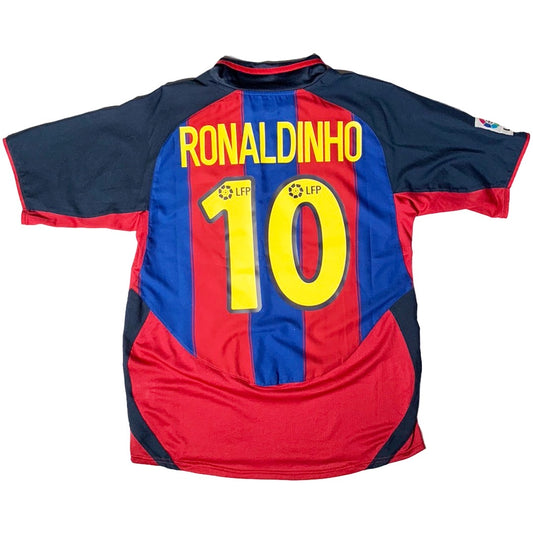 2003-4  FC BARCELONA RONAL DINHO 10  HOME  / M