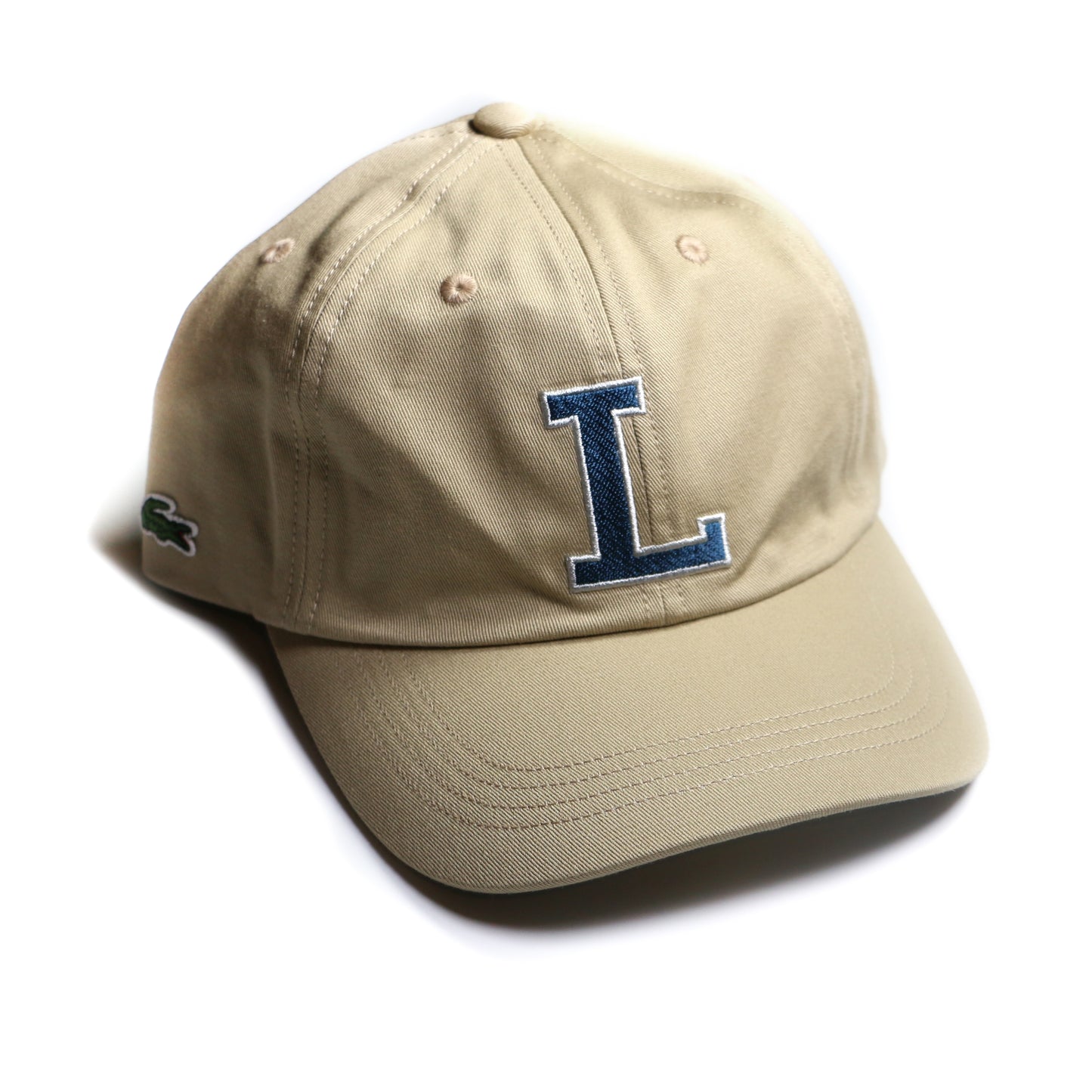 LACOSTE “L” COTTON CAP / BEIGE