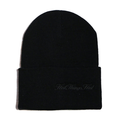 FTF skrg KNIT CAP / BK