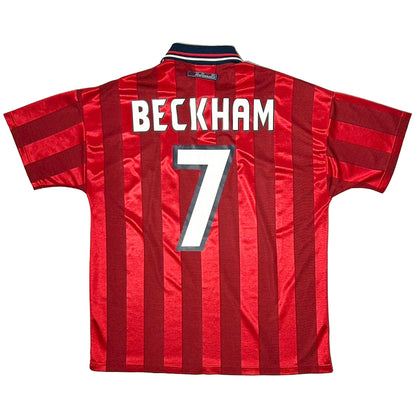 1998 England Away Beckham #7 / L 076