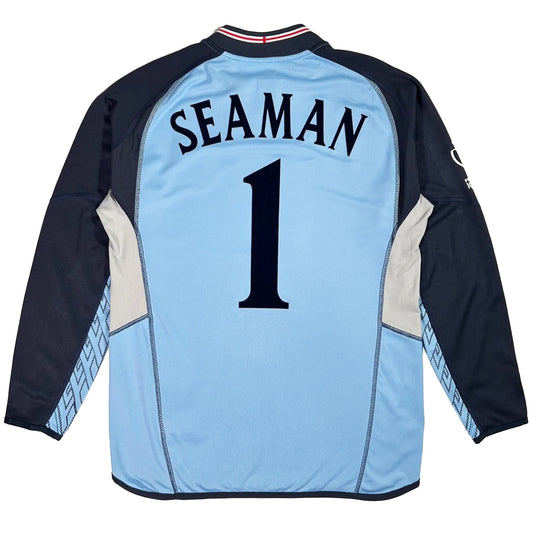 2002 FIFA korea Japan Print England Away SEAMAN #1 / M 078