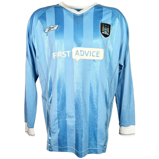 VTG "Reebok" 03-04s MANCHESTER CITY HOME L/S / XL