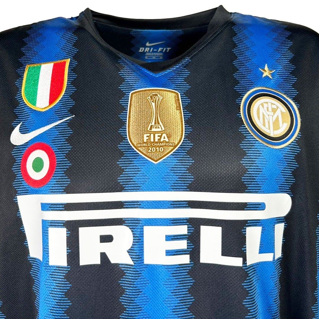 VTG "Nike" 10-11s Inter milan HOME ALL PATCH No,10 SNEIJDER   / XL