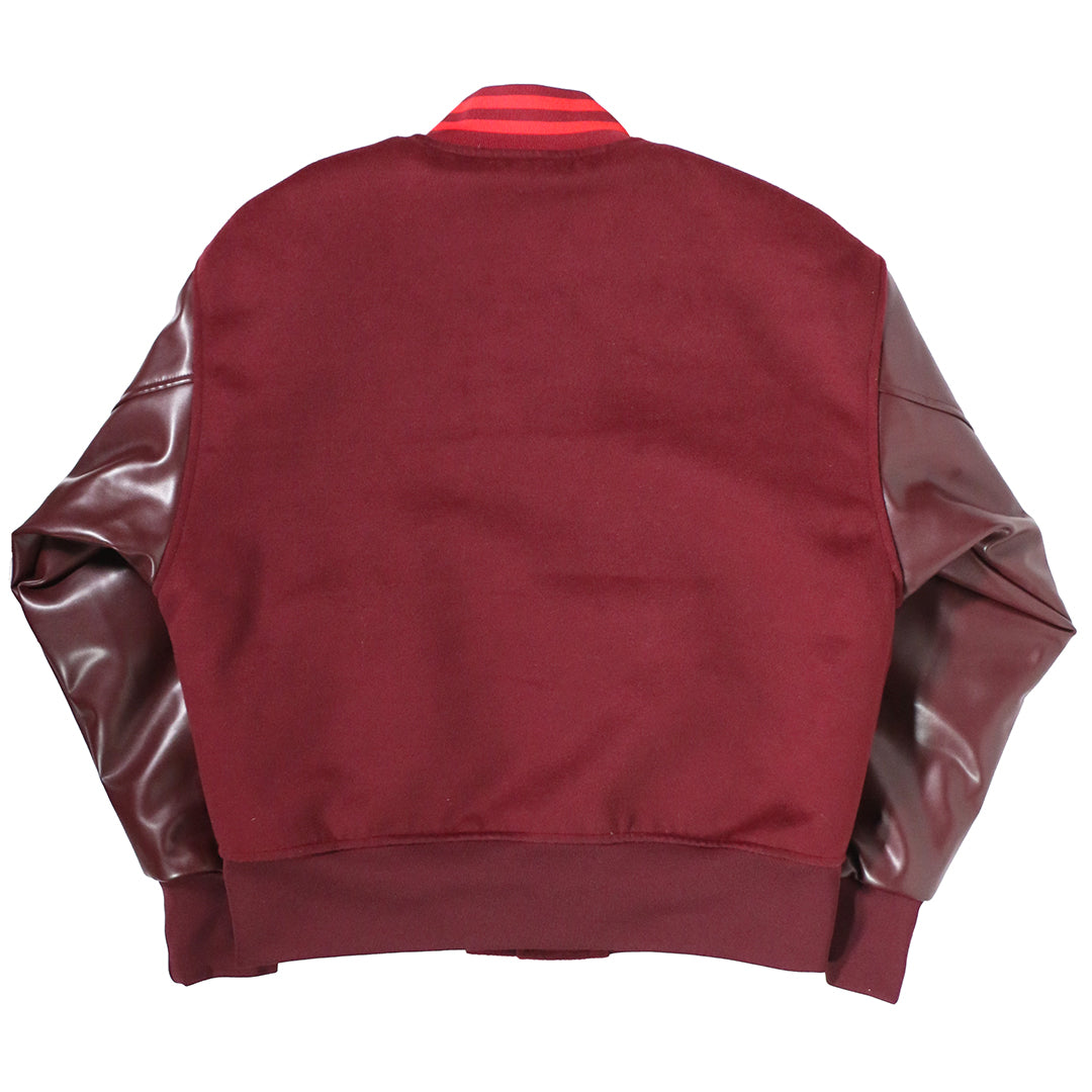 First things First STADIUM JACKET 2024 / BURGANDY