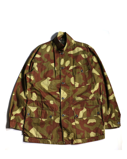 Used "Finnish Army M-62 Cucumber Reversible FIELD JACKET / CAMO /表記L