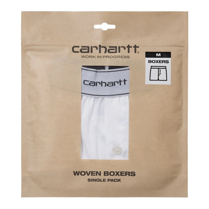 CARHARTT WIP COTTON TRUNKS (2PC PACK) / WHITE+WHITE