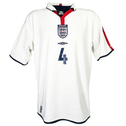 VTG "Umbro" 04s England National Team HOME No,4 GERRARD / XL