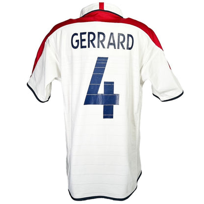 VTG "Umbro" 04s England National Team HOME No,4 GERRARD / XL