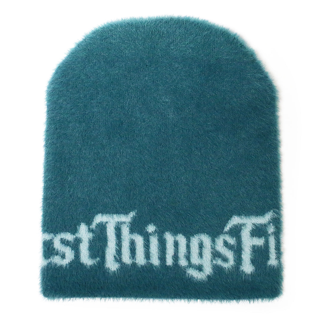 142 MOHAIR BEANIE  / GREEN