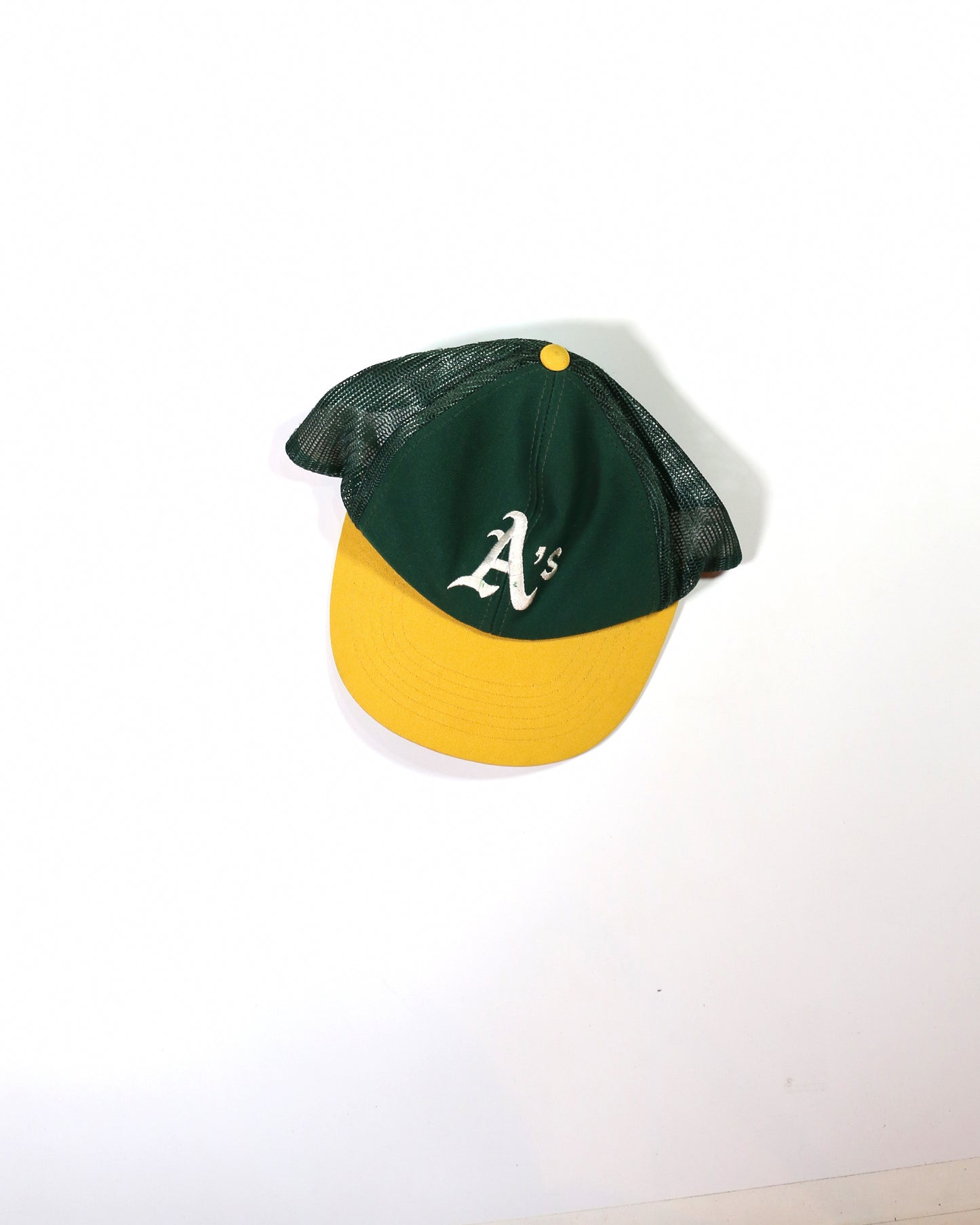 VINTAGE 90s MLB OAKLAND ATHRETICS SNAP BACK MESH CAP