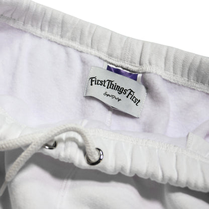 SUPERTRAMP FTF SWEAT PANTS / WHT