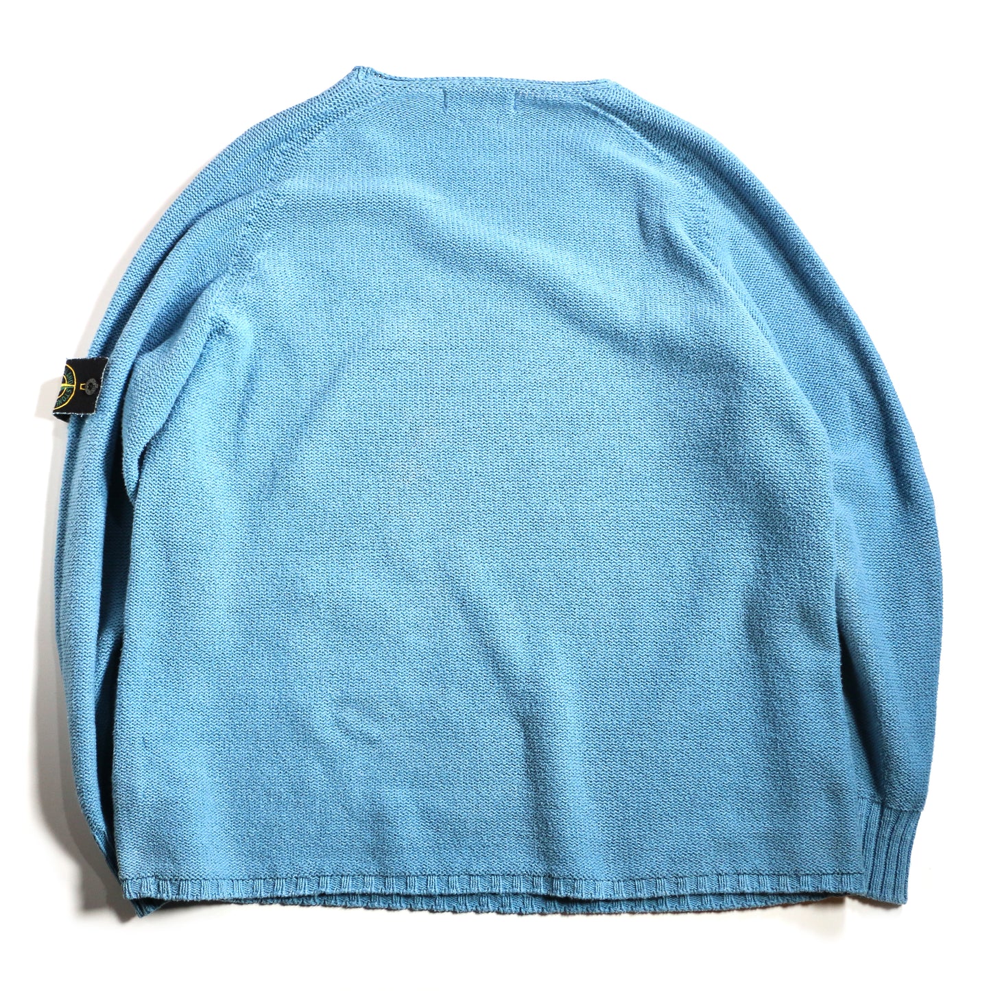 VINTAGE STONE ISLAND 2001SS V-NECK SWEATER made in Italy / BLUE